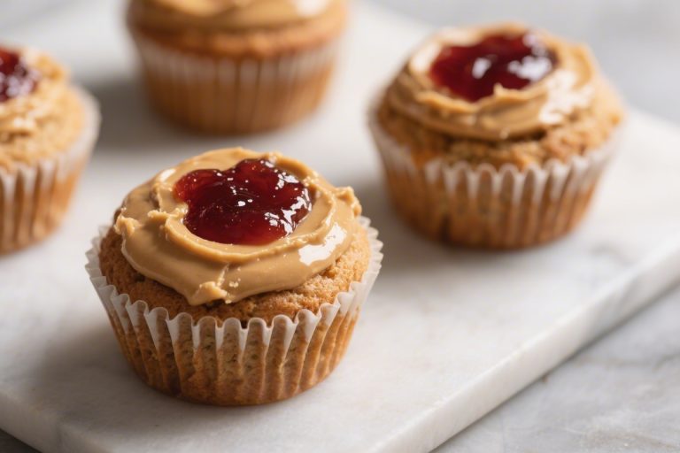 Peanut Butter Jelly Muffins