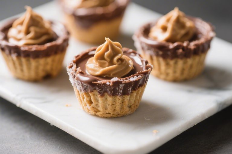 Frozen Peanut Butter Nutella Cups