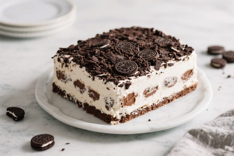 Nutella Oreo Icebox Cake – A Creamy, No-Bake Crowd-Pleaser