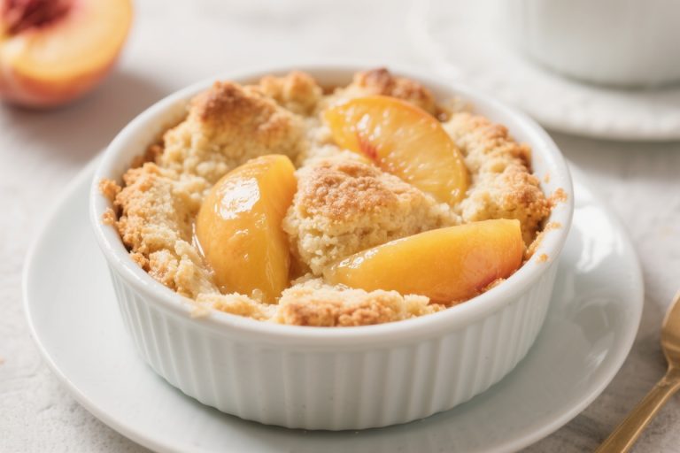 Peach Cobbler the Dessert