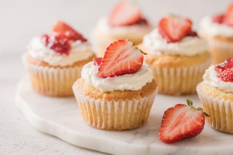 Strawberry Shortcake Muffins