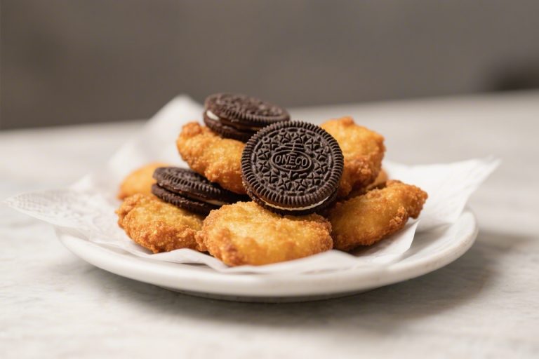 Deep Fried Nutella Oreos
