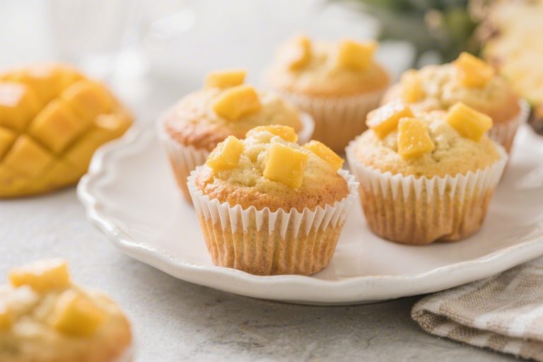 Mango Pineapple Muffins