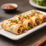 Loaded Cheeseburger Egg Rolls