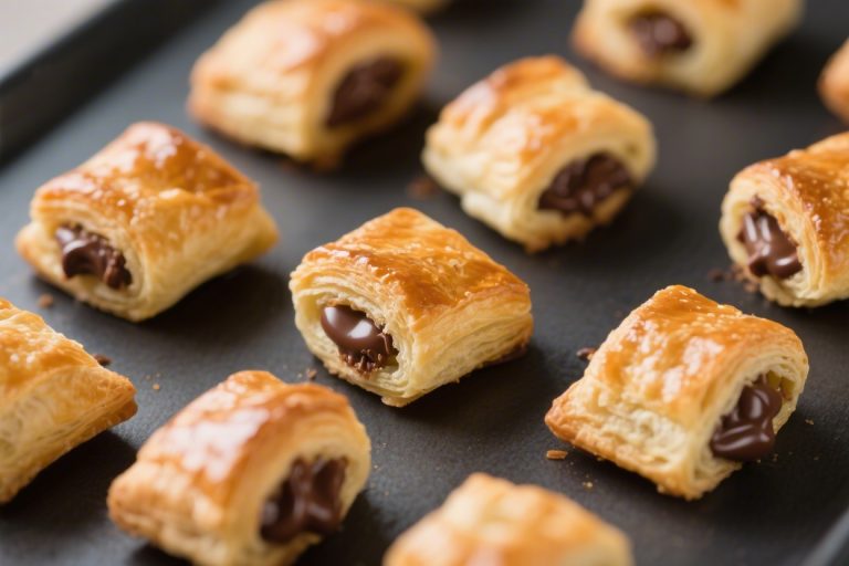 Nutella Puff Pastry Bites