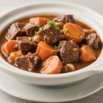Slow Cooked Beef Stew With Root Vegetables