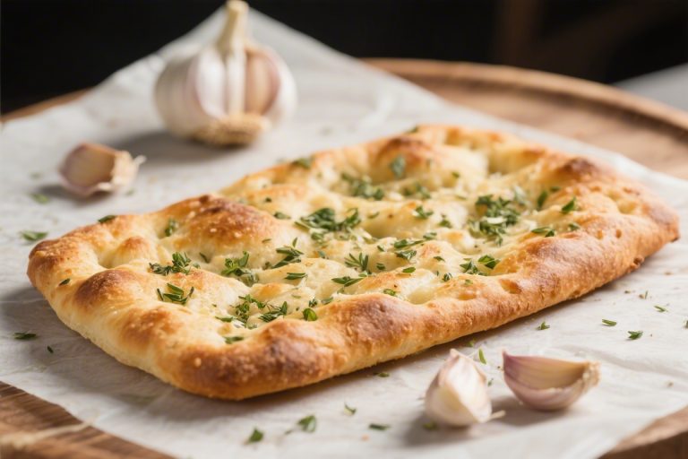 Garlic Herb Focaccia – Soft, Fragrant, and Perfect for Sharing