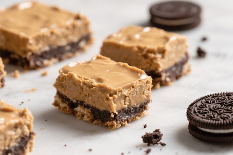 No Bake Peanut Butter Oreo Bars – Easy, Creamy, and Crowd-Pleasing