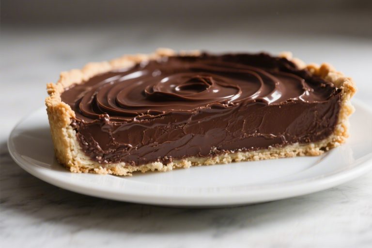 Dark Chocolate Silk Pie