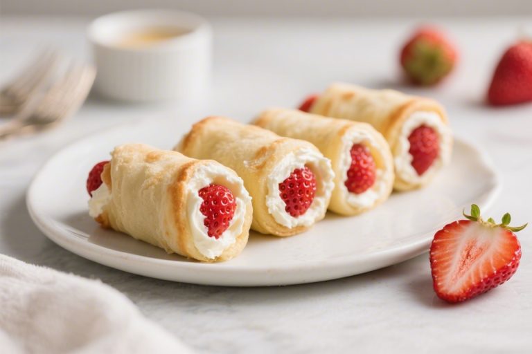 Strawberry Cream Cheese Roll Ups – A Sweet, Simple Treat