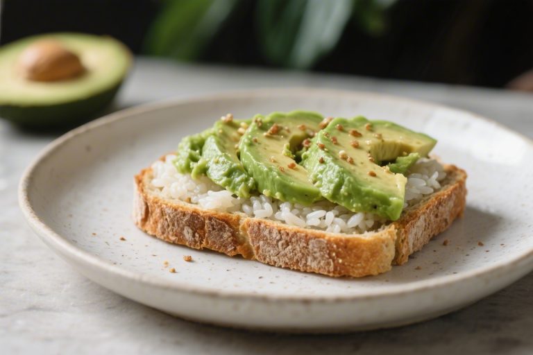 Gluten‑Free Avocado Toast on Rice Bread – Simple, Fresh, and Satisfying