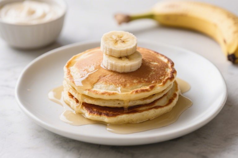 Fluffy Gluten‑Free Banana Pancakes – Light, Tender, and Easy