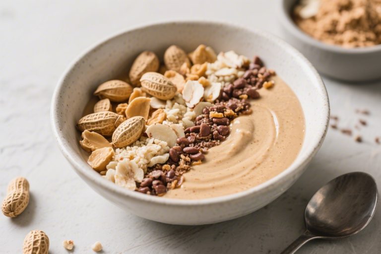 Peanut‑Butter Protein Smoothie Bowls – Creamy, Satisfying, and Packed With Energy