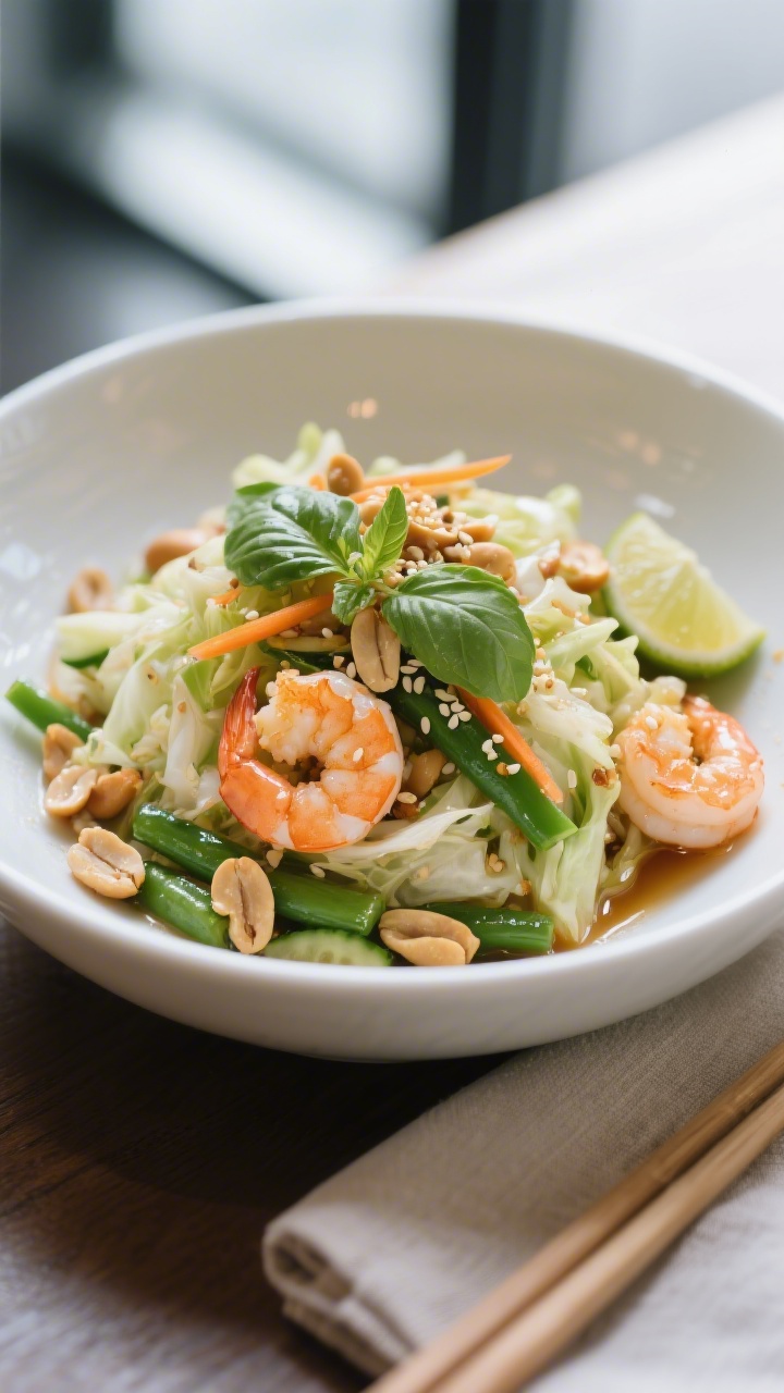 Final dish presentation: Restaurant-quality plated bowl focusing on texture and garnish—pile of dr