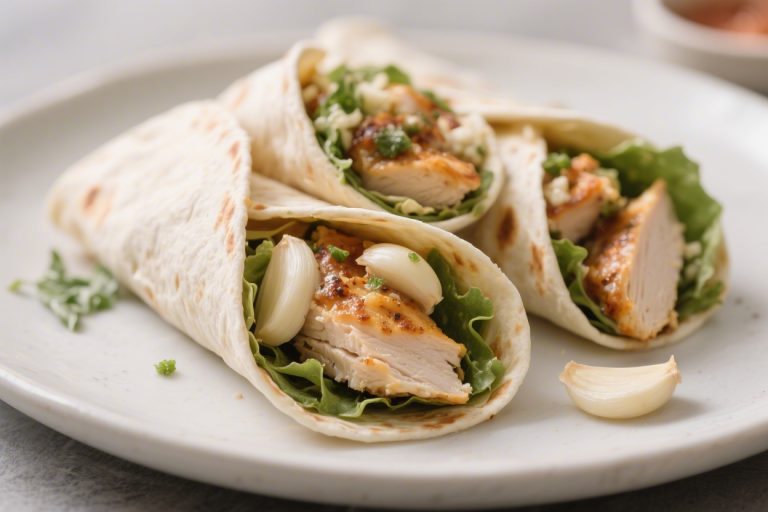 Low Carb Garlic Chicken Wraps – Easy, Flavor-Packed, and Satisfying