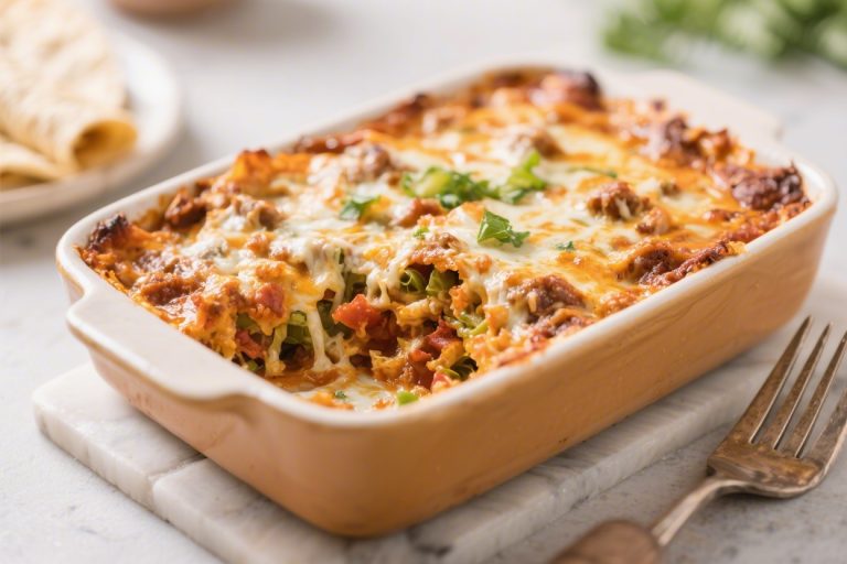 Low Carb Enchilada Casserole – Cozy, Flavor-Packed, and Weeknight Easy