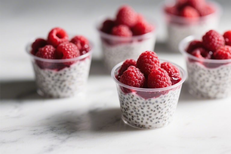 Raspberry Chia Pudding Cups – A Bright, Make-Ahead Breakfast or Snack