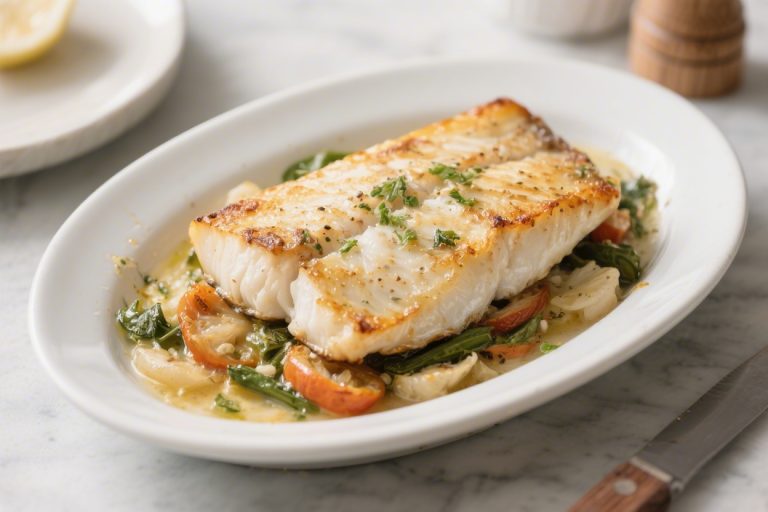 Easy Baked Halibut Recipe – Tender, Flaky, and Ready in Minutes