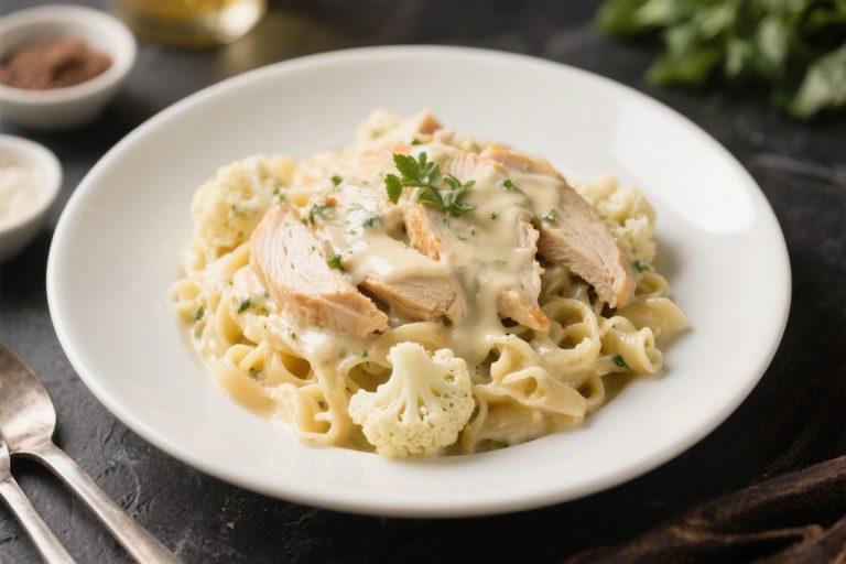 Gluten Free Chicken Alfredo With Cauliflower Pasta – Creamy, Comforting, and Weeknight Easy