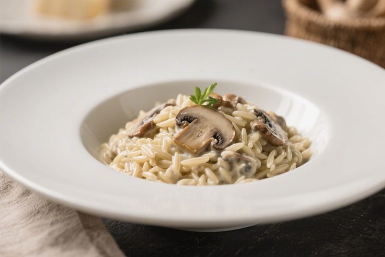 Creamy Mushroom Risotto (Gluten‑Free Orzo) – Cozy, Rich, and Weeknight-Friendly