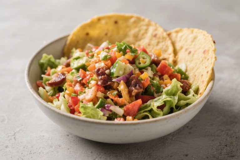 Mexican Taco Salad in a Bowl (No Tortilla) – Fresh, Flavorful, and Fast