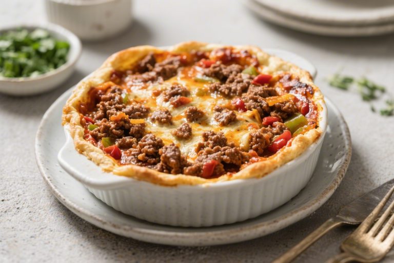 Keto Ground Beef Chili Bake – Cozy, Low-Carb Comfort Food