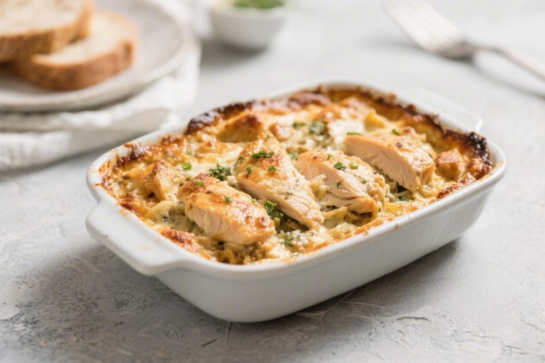 Low Carb Chicken Casserole – Cozy, Creamy, and Weeknight Friendly