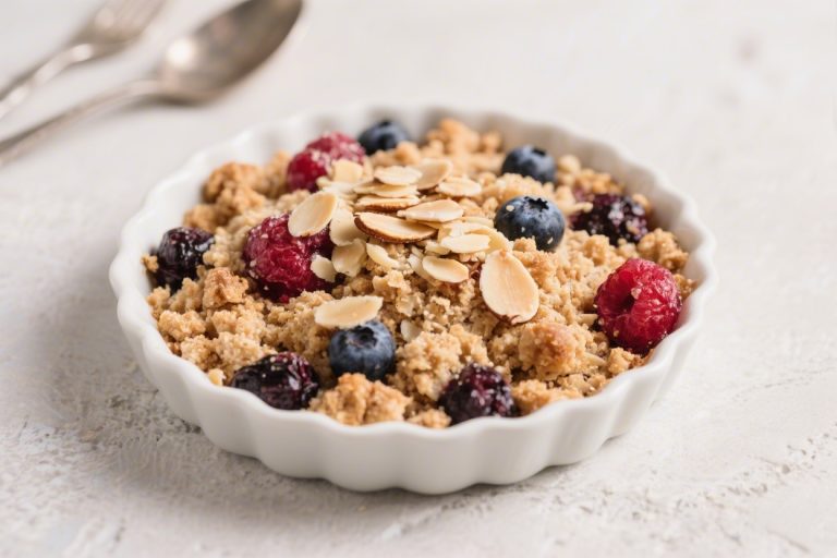 Mixed‑Berry Crumble With Almond Topping – A Cozy, Crunchy Dessert