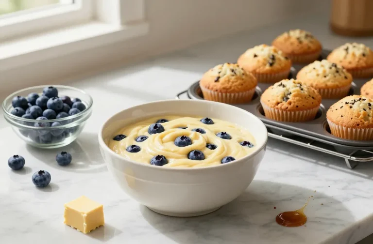 One-Bowl Blueberry Muffins Recipe: Protein-Packed Minis