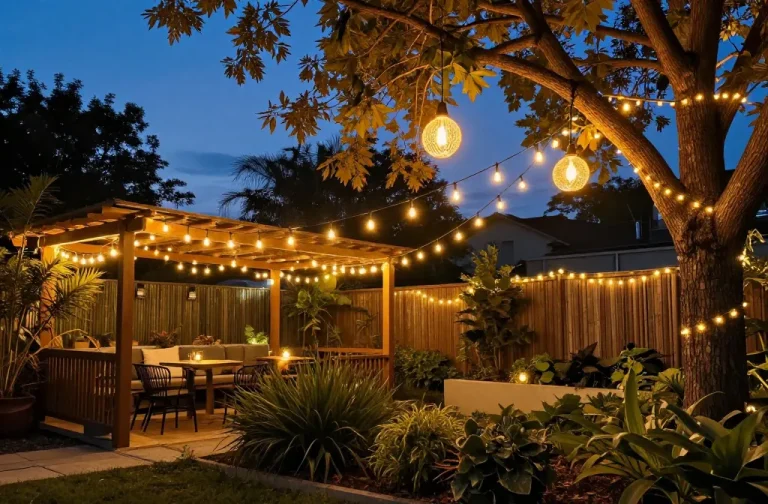 10 Outdoor String Light Ideas for a Magical Backyard